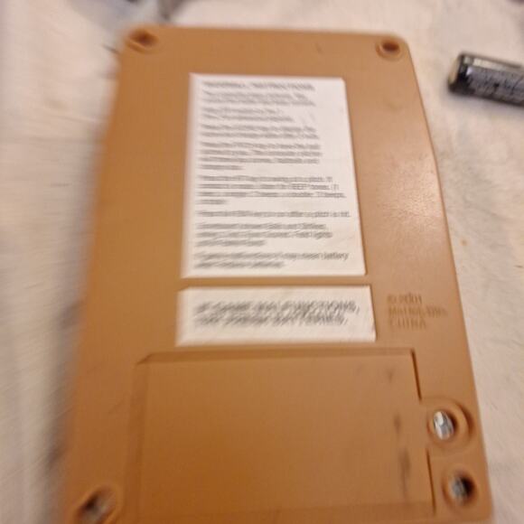 Mattel Handheld 2001 Electronic CLASSIC BASEBALL Game Cleaned tested works - Picture 3 of 5